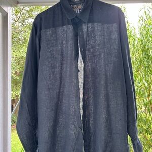 Flax Midnight Blue/gray  Casual Shirt